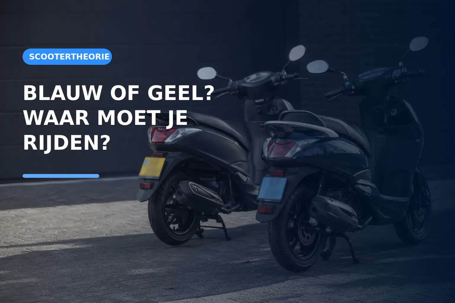 Bromfiets of snorfiets: fietspad of rijbaan?