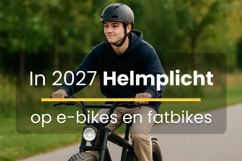 Nieuwe regels op komst: helm verplicht voor jongeren op e-bikes
