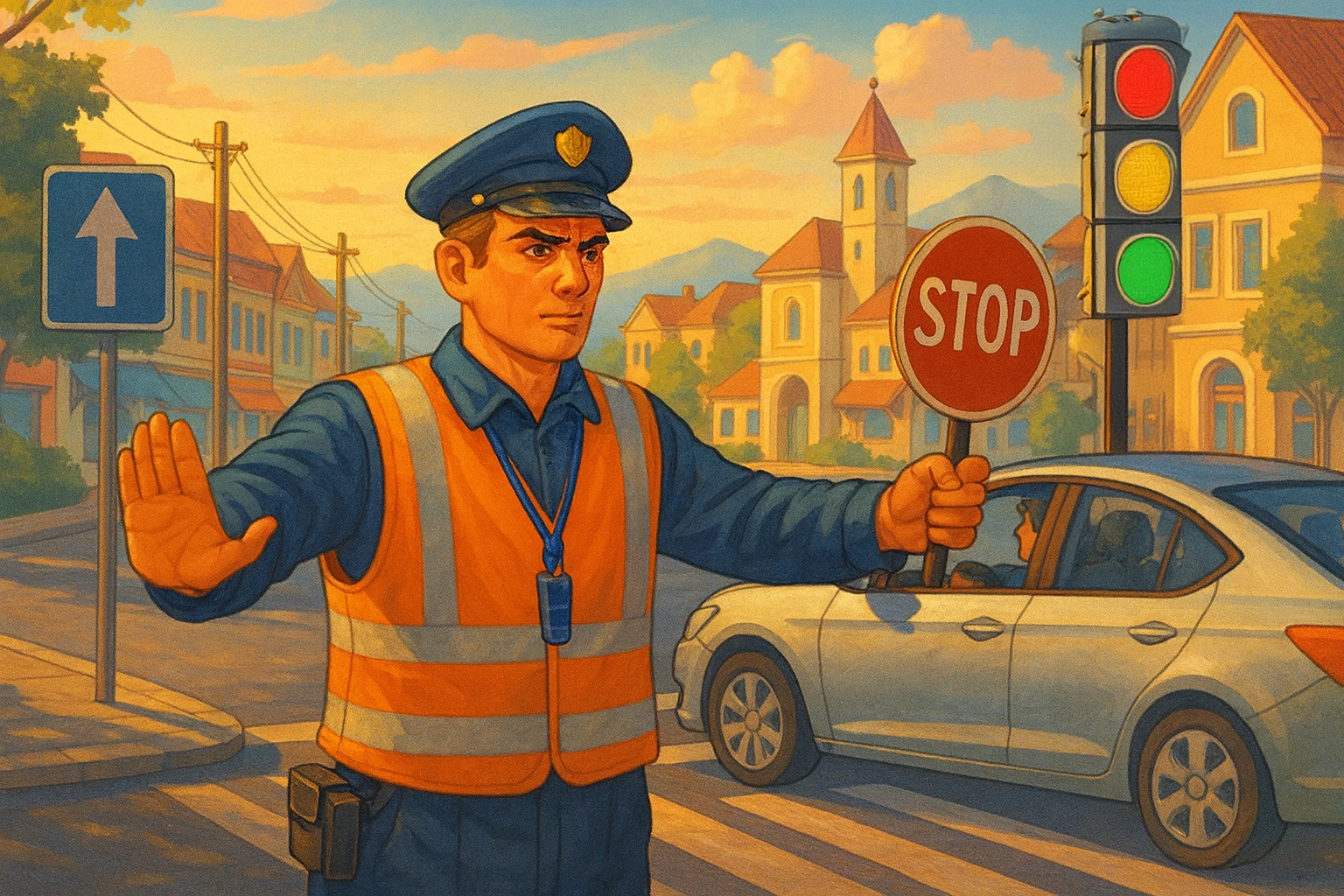 Verkeersregelaar vs Verkeerslicht